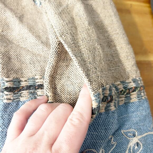 Dressbarn‎ Womens Vintage Artsy Boho Floral Embroidered Tapestry Jacket Size L - Picture 7 of 8